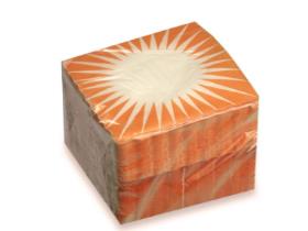 UNTERLAGESERVIETTEN SONNE  orange "Sonne", 16 x 16 cm - Scheitlin Papier UNTERLAGESERVIETTEN SONNE  orange "Sonne", 16 x 16 cm