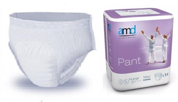 EINLAGEN "PANTS"  X-Large Maxi, 2450 ml,110-170 cm, 6 Pack