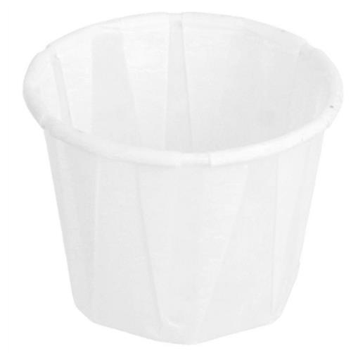 PROBIERBECHER WEISS  22 ml, ø 38/26 mm, H: 28 mm