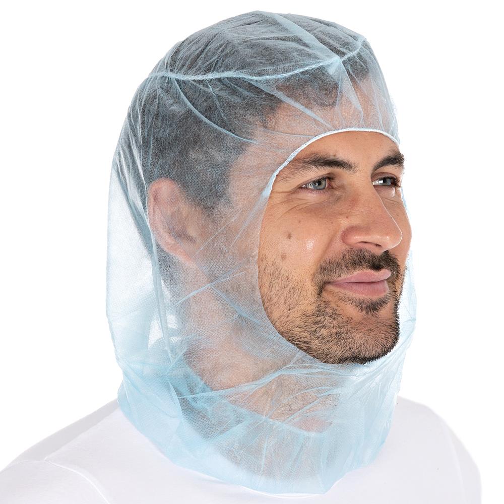 ASTROHAUBEN PP - VLIES  PP, latexfrei, blau, lebensmittelecht