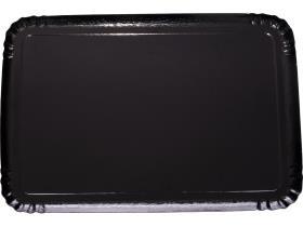 SERVIERPLATTEN SCHWARZ  14 x 19 cm eckig, schwarz - Scheitlin Papier SERVIERPLATTEN SCHWARZ  14 x 19 cm eckig, schwarz