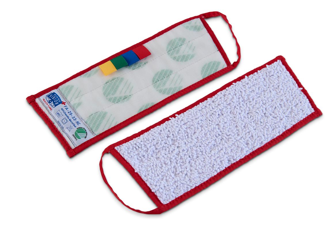 NUMATIC WISCHBEZÜGE  ReTex MikroVision HC, 40 cm, rot /weiss