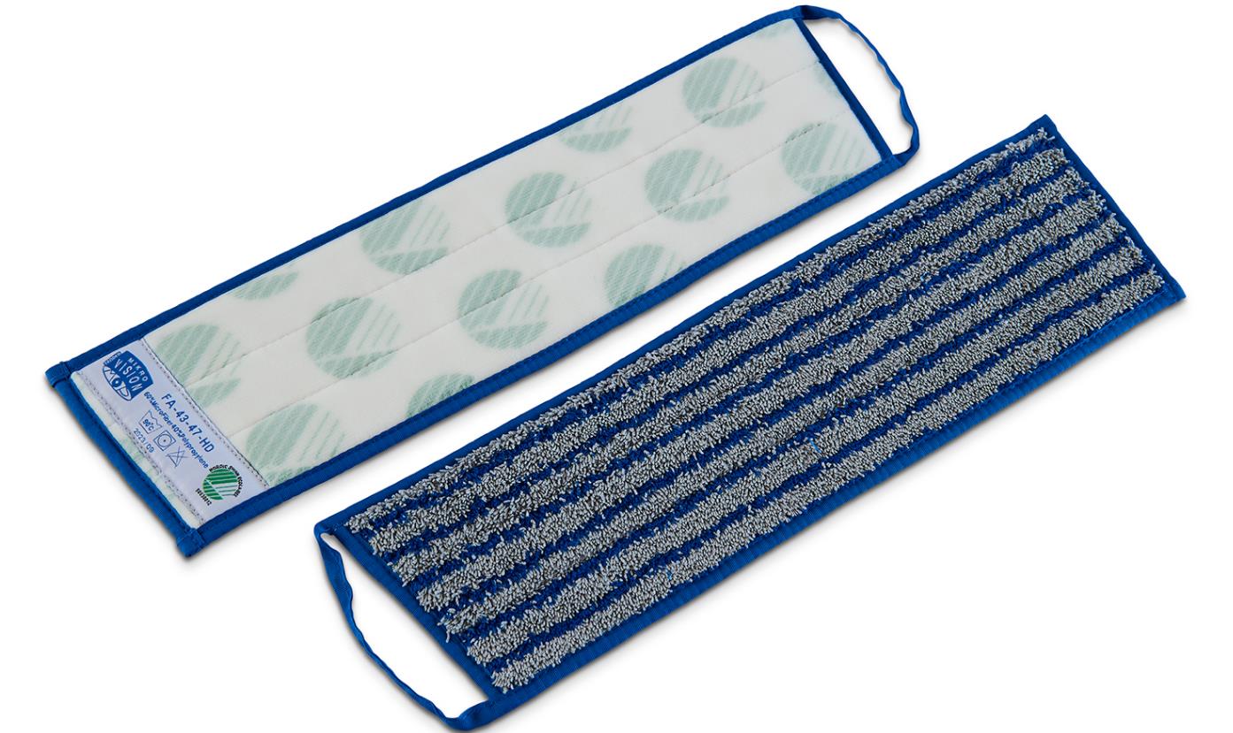 NUMATIC WISCHBEZÜGE  ReTex MikroVision HD, 40 cm, blau/grau