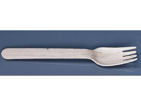 GABEL AUS HOLZ  16 cm,