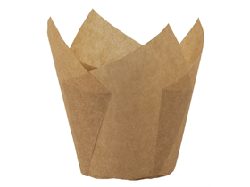 MUFFIN TULIP-WRAP  160 x 160 mm, braun, fettdicht