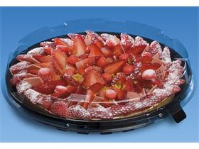 KUCHEN- UND TORTENPLATTE HAUBE  rund Ø 160 mm - Höhe 40 mm, transparent - Scheitlin Papier KUCHEN- UND TORTENPLATTE HAUBE  rund Ø 160 mm - Höhe 40 mm, transparent