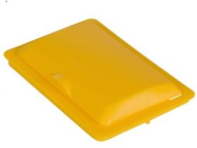 DECKEL AUS KUNSTSTOFF  Deckel gelb, f&uuml;r 6 Liter Eimer