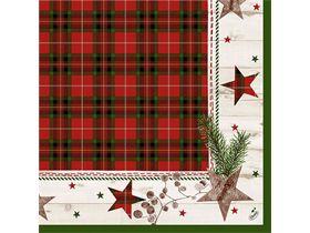 SERVIETTEN AIRLAID  40 x 40 cm, Naturally Christmas - Scheitlin Papier SERVIETTEN AIRLAID  40 x 40 cm, Naturally Christmas