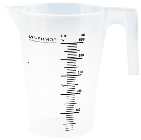 MESSBECHER  500mm, PP, transparent, 15 x 10 x 14cm