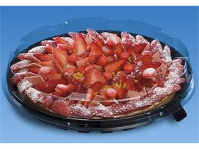 KUCHEN- UND TORTENPLATTE HAUBE  rund Ø 175 mm - Höhe 30 mm, transparent - Scheitlin Papier KUCHEN- UND TORTENPLATTE HAUBE  rund Ø 175 mm - Höhe 30 mm, transparent