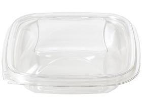 SALATSCHALEN ECKIG  750 ml, transparent, Crudipack - Scheitlin Papier SALATSCHALEN ECKIG  750 ml, transparent, Crudipack