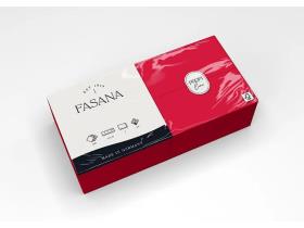 SERVIETTEN FASANA  33 x 33 cm, 2-lagig, 1/8 Falz, rot