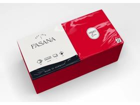 SERVIETTEN FASANA  40 x 40 cm, 3-lagig, 1/4 Falz, rot