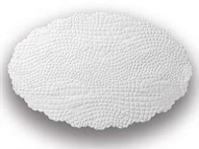 PLATTENPAPIERE KROKO  16 x 24 cm oval, 40 gm2, weiss - Scheitlin Papier PLATTENPAPIERE KROKO  16 x 24 cm oval, 40 gm2, weiss