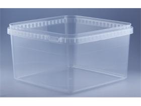 SCHALE AUS KUNSTSTOFF (PP)  eckig, 3000 ml, 193 x 193 x 113 mm, trsp - Scheitlin Papier SCHALE AUS KUNSTSTOFF (PP)  eckig, 3000 ml, 193 x 193 x 113 mm, trsp