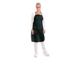 LATZSCHÜRZE  PP, 40 gm2, schwarz, 90 x 70 cm