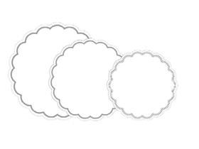 TASSENUNTERSETZER TISSUE  ø 180 mm, Tissue, einfarbig