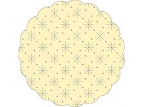 TASSENUNTERSETZER TISSUE  ø 80 mm, Tissue, einfarbig