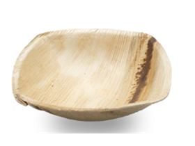 SCHALE PALMBLATT  eckig, 15 x 15 x 5 cm