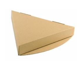 PIZZAKARTON  braun, dreieckig 26.5x25x3.5cm - Scheitlin Papier PIZZAKARTON  braun, dreieckig 26.5x25x3.5cm