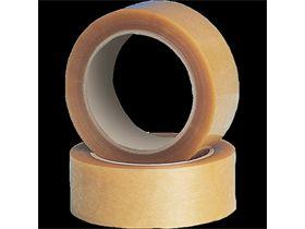 KLEBEBAENDER PP ACRYL "STARK KLEBEND"  PP acryl stark klebend trsp.50 mm x 66 m