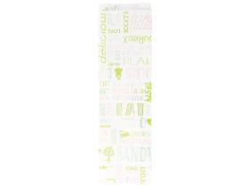 SANDWICHBEUTEL WEISS  9 x 4 x 30 cm, fettdicht, mit Druck - Scheitlin Papier SANDWICHBEUTEL WEISS  9 x 4 x 30 cm, fettdicht, mit Druck