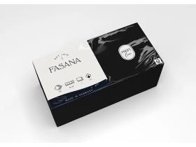 SERVIETTEN FASANA  24 x 24 cm, 3-lagig, 1/4 Falz, schwarz