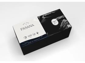 SERVIETTEN FASANA  33 x 33 cm, 3-lagig,1/4 Falz, schwarz