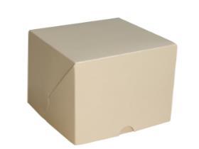 TORTENSCHACHTEL  13 x 26 x 10 cm, Farbe Elfenbein - Scheitlin Papier TORTENSCHACHTEL  13 x 26 x 10 cm, Farbe Elfenbein