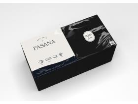 SERVIETTEN FASANA  33 x 33 cm, 3-lagig,1/8 Falz, schwarz
