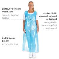 SCHUERZEN  60 m, LDPE, blau, wasserabweisend