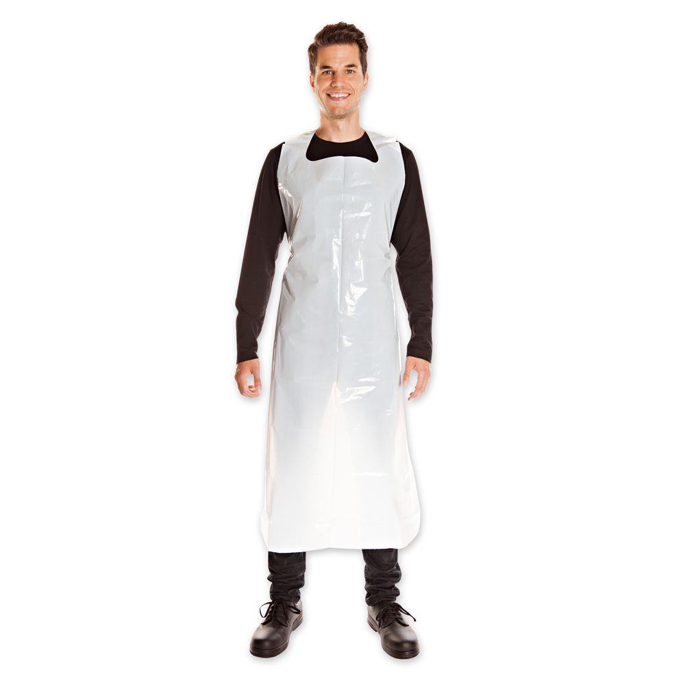 SCHUERZEN  60 m, LDPE, weiss, wasserabweisend