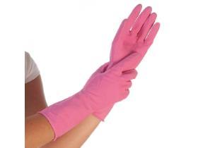 HANDSCHUHE HAUSHALT  Grösse XL, innen baumwollbeflockt, rosa