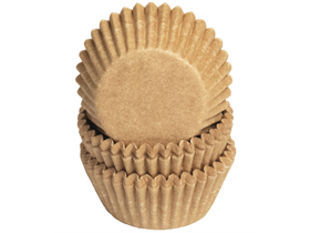 PRALINENKAPSEL  Ø 26 mm, Höhe 16 mm, braun, fettdicht - Scheitlin Papier PRALINENKAPSEL  Ø 26 mm, Höhe 16 mm, braun, fettdicht