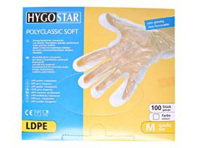 HANDSCHUHE PE-FOLIE  "Herren", transparent - Scheitlin Papier HANDSCHUHE PE-FOLIE  "Herren", transparent