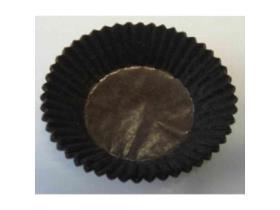 GEBAECKKAPSELN  braun, Ø 35 mm, Höhe 20 mm