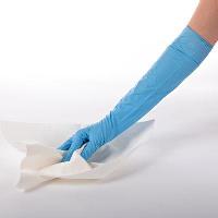 HANDSCHUHE NITRIL SUPERLONG  Gr. XL, EXTRA SAFE SUPERLONG, blau