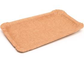 PAPPTELLER BRAUN  21 x 30 cm, unbeschichtet