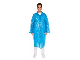 BESUCHERKITTEL  PE 20 my, blau, 120 cm lang - Scheitlin Papier BESUCHERKITTEL  PE 20 my, blau, 120 cm lang