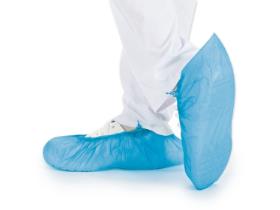 UEBERSCHUHE HYGOMAT  blau, CPE 60 my, Länge 47 cm