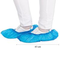 UEBERSCHUHE HYGOMAT  blau, CPE 60 my, Länge 47 cm