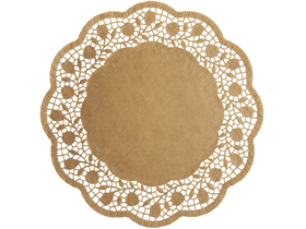 TORTENSPITZEN RUND  ø 30 cm, rund, braun