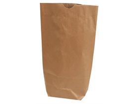 KREUZBODENBEUTEL KRAFT BRAUN  17 x 26 cm, 1.0 kg, unbedruckt