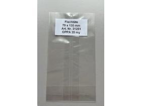 FLACHBEUTEL OPPA  70 x 130 mm, OPPA 35 my, unbedruckt