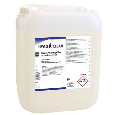 GLANZTROCKNER KLARSPUELER  HYGOCLEAN, 10 Liter Bidon