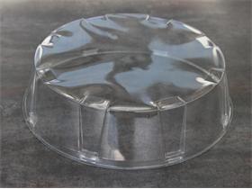 KUCHEN- UND TORTENPLATTE HAUBE  rund Ø 310 mm - Höhe 100 mm, transparent - Scheitlin Papier KUCHEN- UND TORTENPLATTE HAUBE  rund Ø 310 mm - Höhe 100 mm, transparent