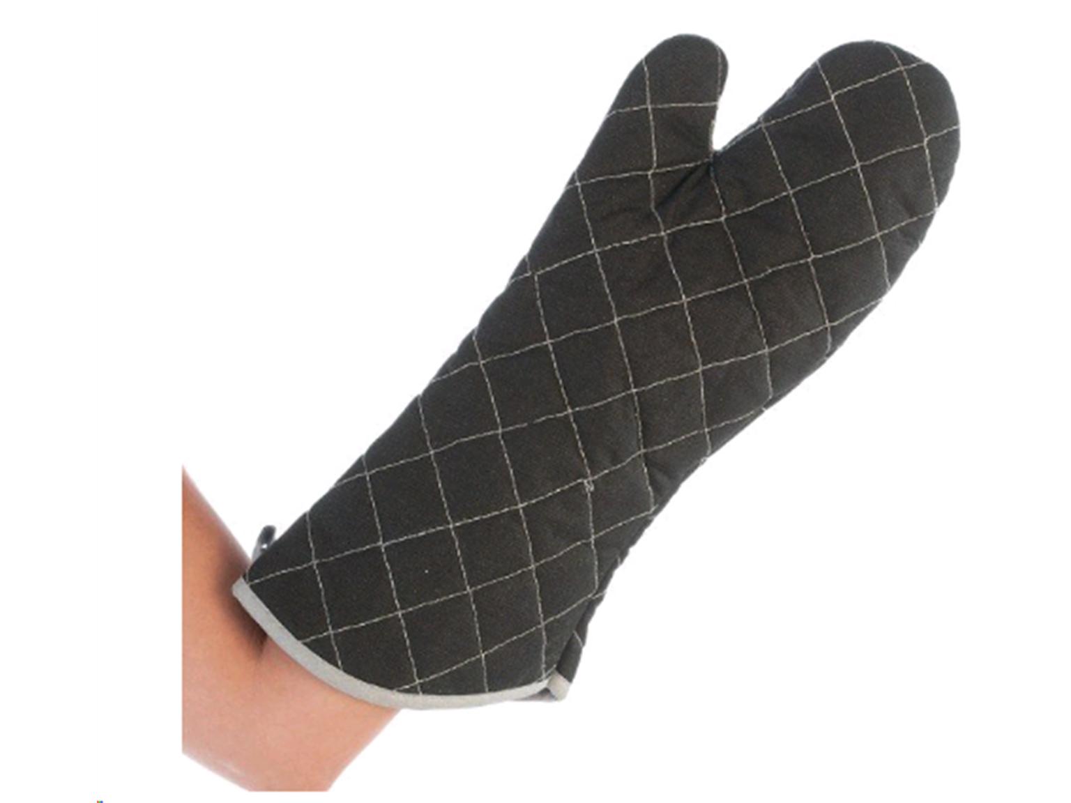 HANDSCHUHE "FLAMESTAR"  Hitzeschutz, Länge 44 cm, schwarz