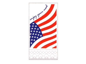 SERVIETTEN TISSUE  40 x 40 cm, "USA"