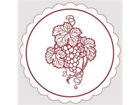 TASSENUNTERSETZER TISSUE+FOLIE  ø 105 mm, Tissue + Folie, WEINREBE