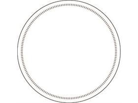 TASSENUNTERSETZER  8-lagig weiss, ø 90 mm, weiss